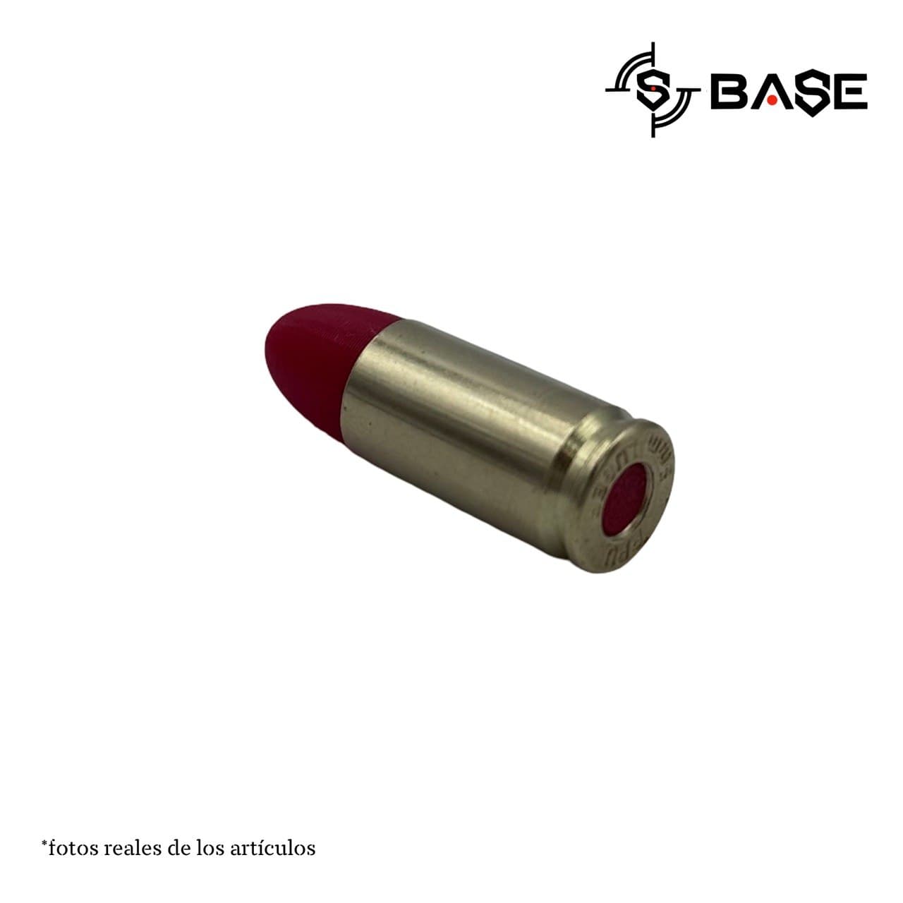Cartuchos Inertes 9x19 mm con Vaina Real (Alivia Percutores de Alta Durabilidad)